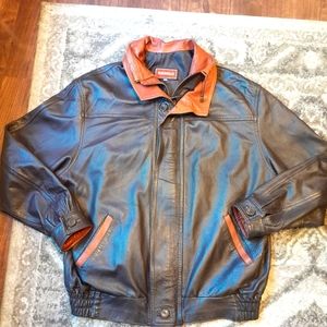 Women's size large Rebels Italian made leather jacket